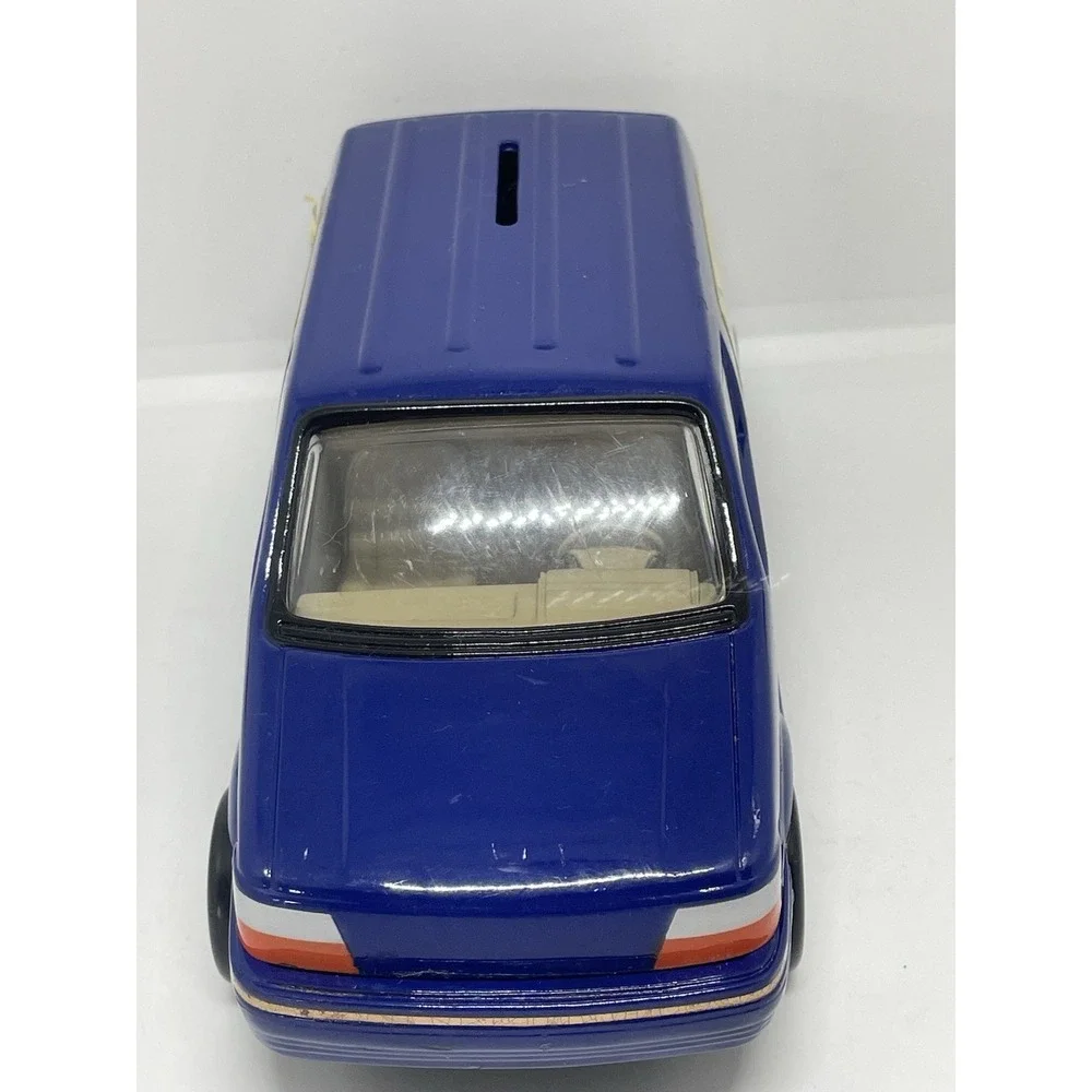 Publishers Clearing House Prize Patrol Van Coin Bank Blue 1996 with box